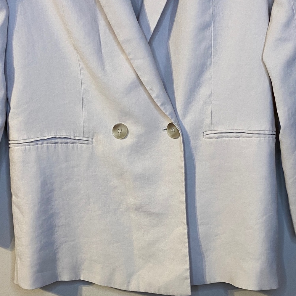 H&M Elegant Cream Women's Blazer Size XS - Picture 3 of 6